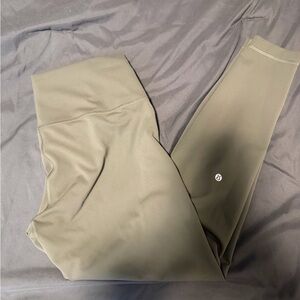 lululemon athletica Army Green Wunder Train Leggings 28”